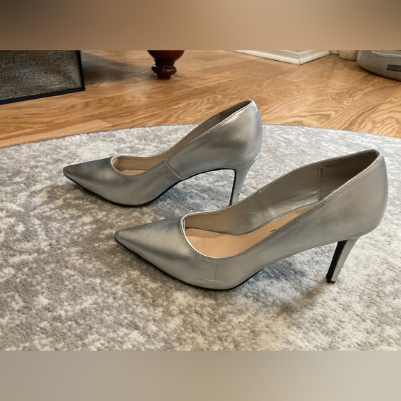 Silver Pumps - Picture 2 of 2